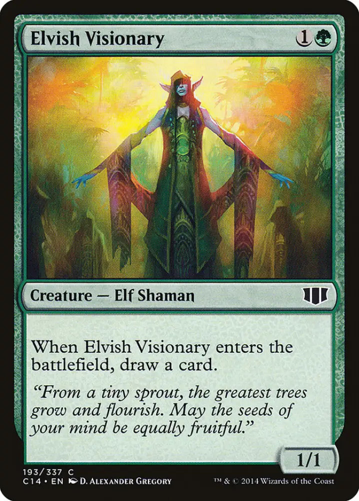 Elvish Visionary [Commander 2014] - MTG Single