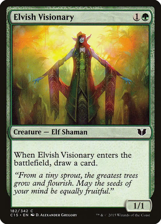 Elvish Visionary [Commander 2015] - MTG Single