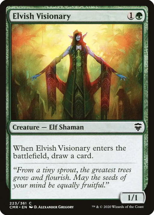 Elvish Visionary [Commander Legends] - MTG Single