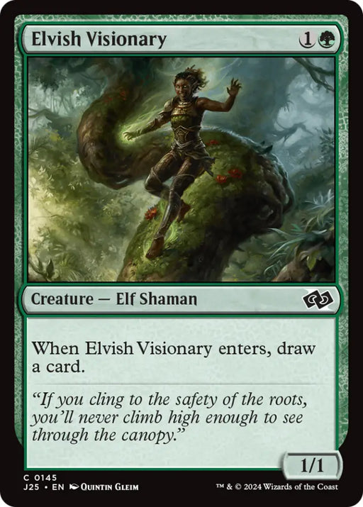 Elvish Visionary [Foundations Jumpstart] - MTG Single