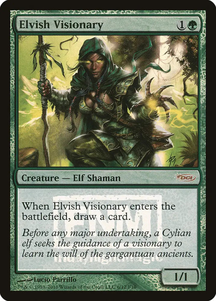 Elvish Visionary [Friday Night Magic 2010] - MTG Single
