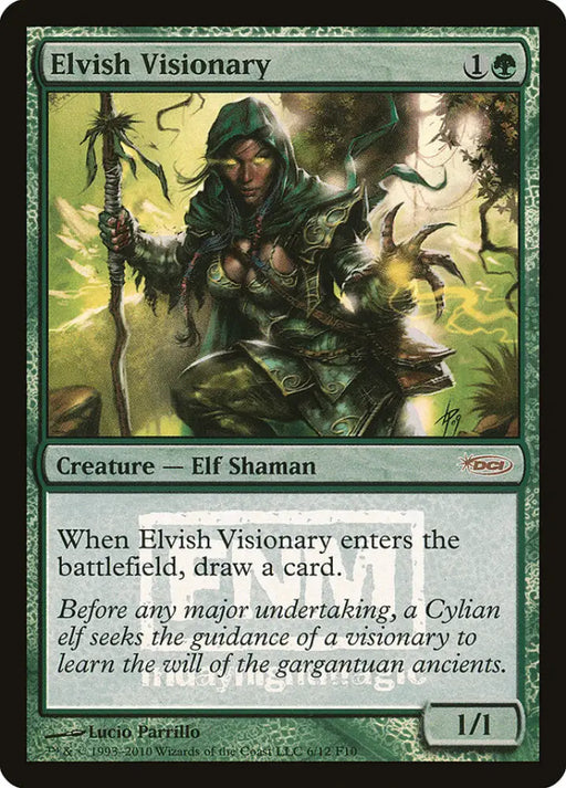 Elvish Visionary [Friday Night Magic 2010] - MTG Single