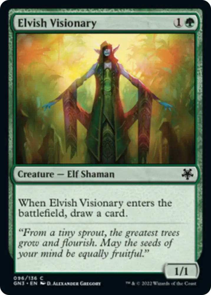 Elvish Visionary [Game Night: Free-for-All] - MTG Single
