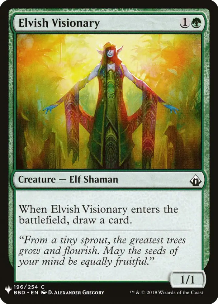 Elvish Visionary [Mystery Booster] - MTG Single
