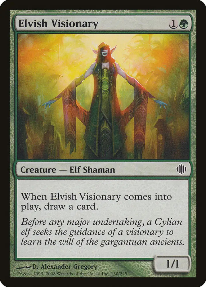Elvish Visionary [Shards of Alara] - MTG Single