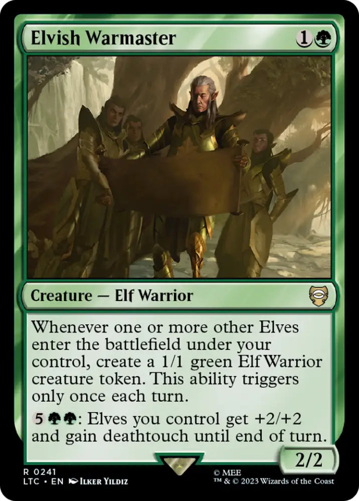 Elvish Warmaster [The Lord of the Rings: Tales of Middle-Earth Commander] - MTG Single