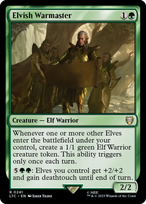 Elvish Warmaster [The Lord of the Rings: Tales of Middle-Earth Commander] - MTG Single