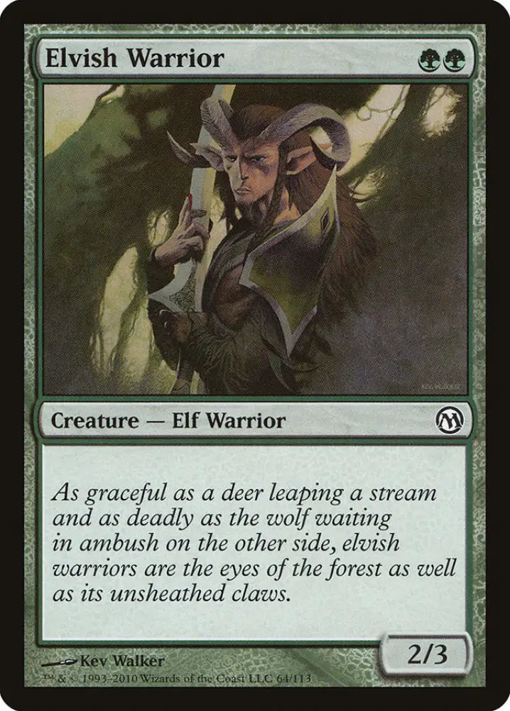 Elvish Warrior [Duels of the Planeswalkers] - MTG Single