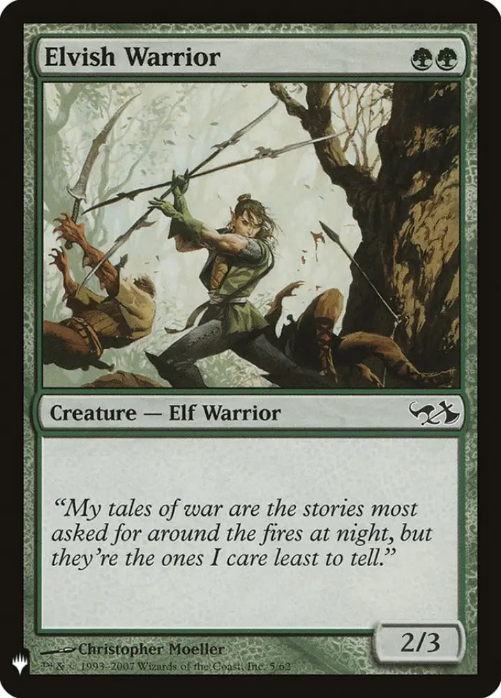 Elvish Warrior [Mystery Booster] - MTG Single