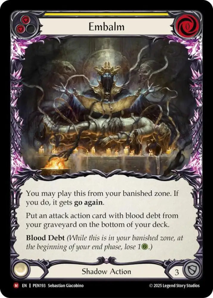 Embalm (Yellow) (PEN193) [Compendium of Rathe]