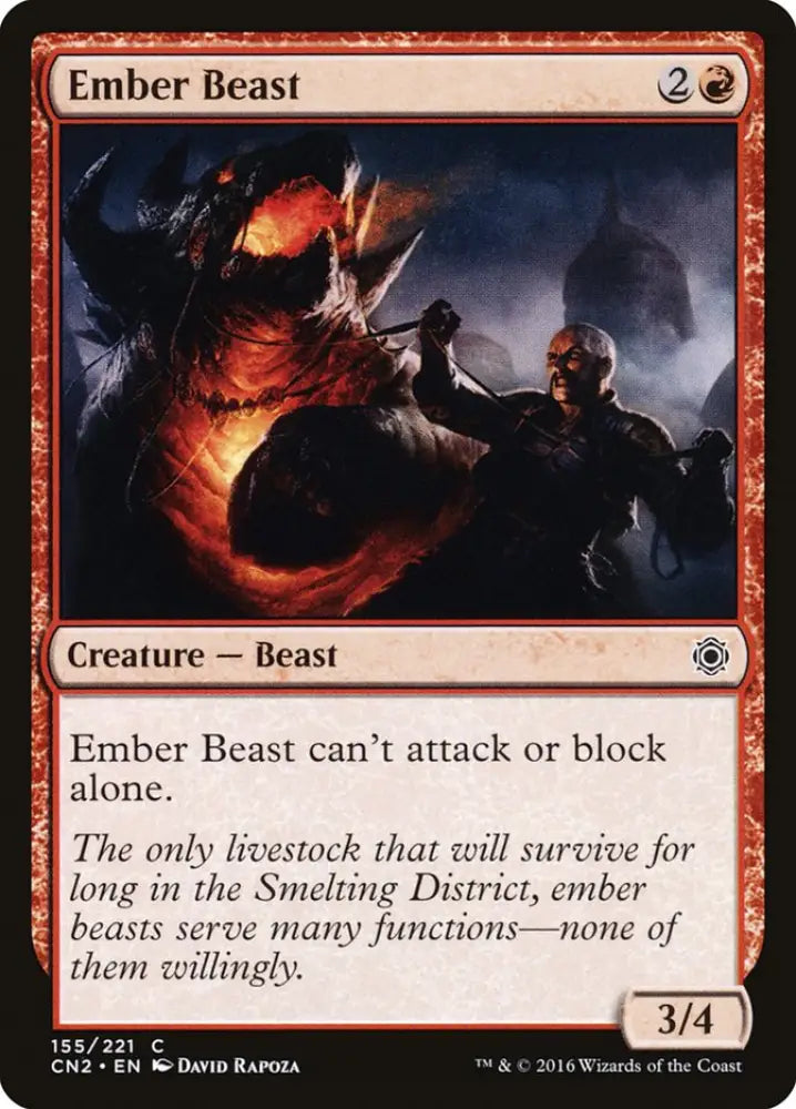Ember Beast [Conspiracy: Take the Crown] - MTG Single