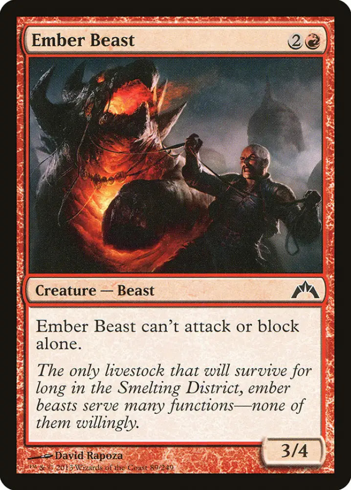 Ember Beast [Gatecrash] - MTG Single