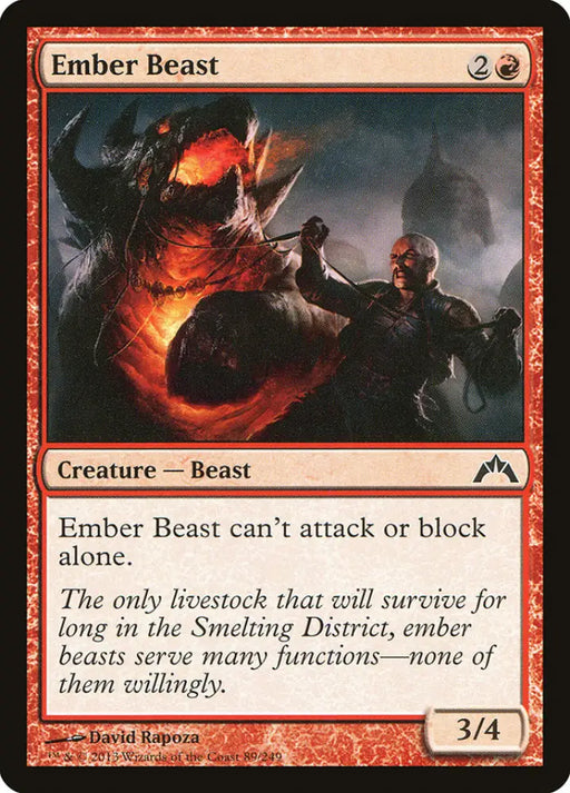Ember Beast [Gatecrash] - MTG Single