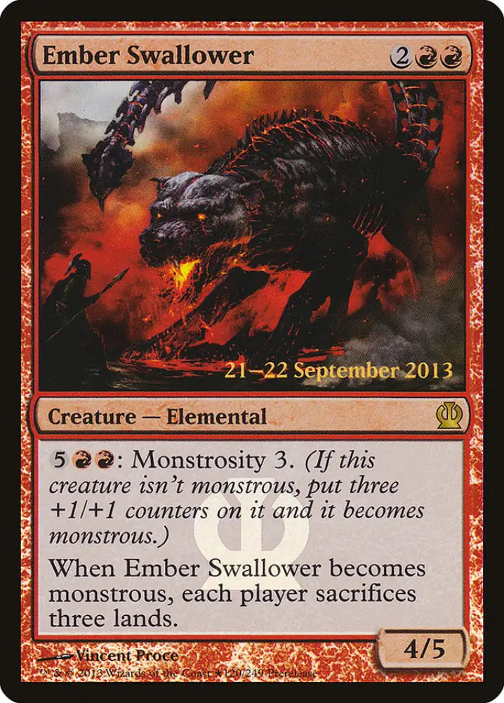Ember Swallower [Theros Prerelease Promos] - MTG Single