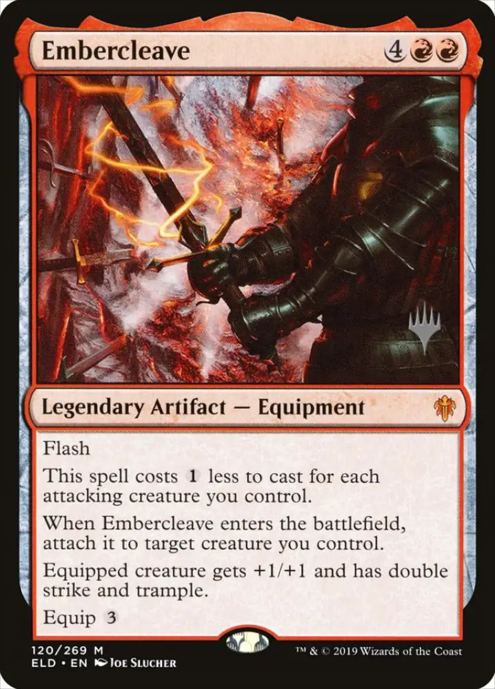 Embercleave (Promo Pack) [Throne of Eldraine Promos] - MTG Single
