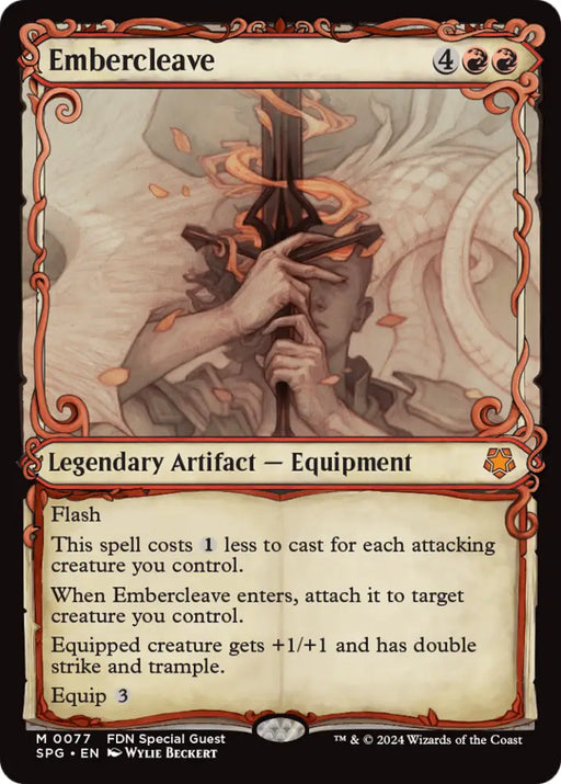 Embercleave (Showcase) [Foundations Special Guests] - MTG Single