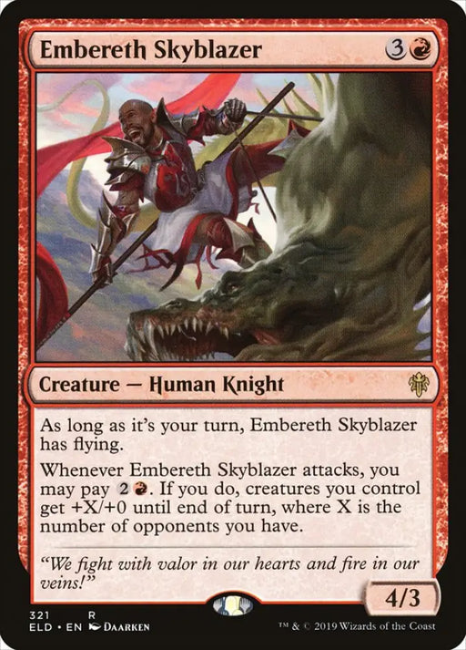 Embereth Skyblazer [Throne of Eldraine] - MTG Single