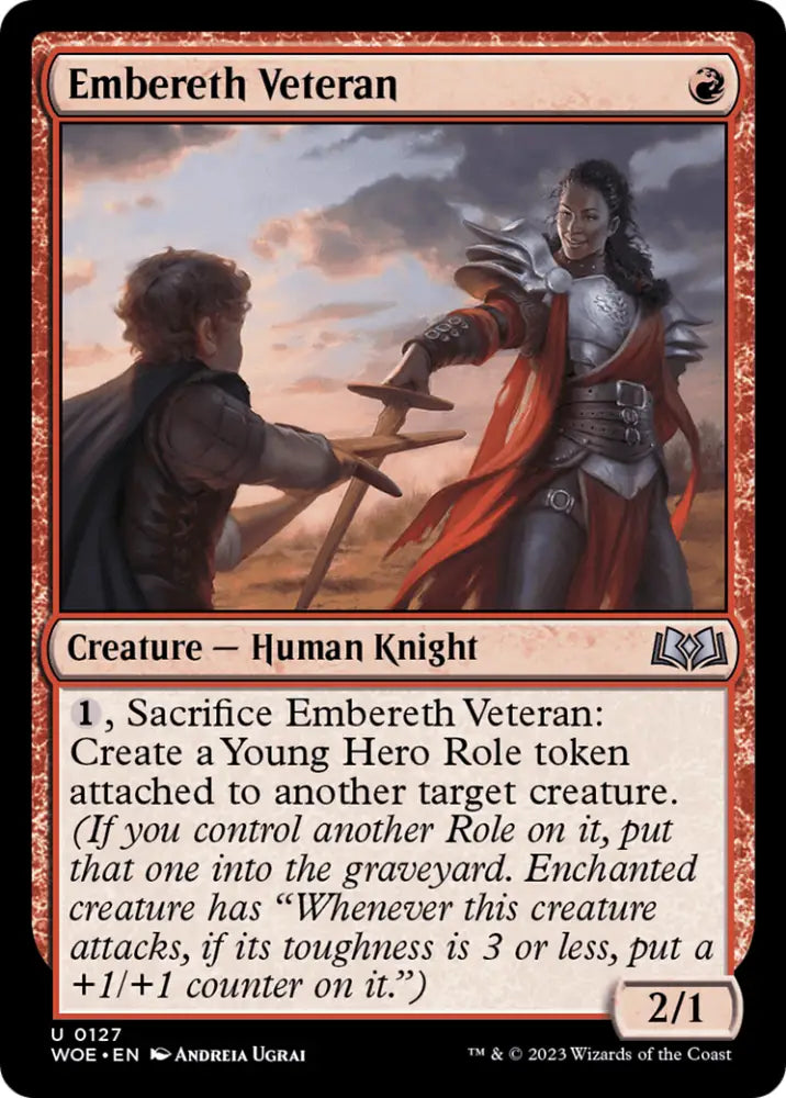 Embereth Veteran [Wilds of Eldraine] - MTG Single