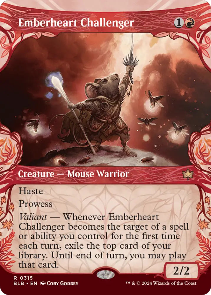 Emberheart Challenger (Showcase) [Bloomburrow] - MTG Single