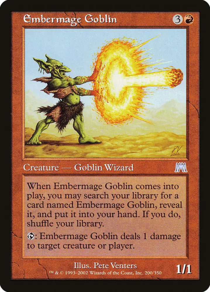 Embermage Goblin [Onslaught] - MTG Single