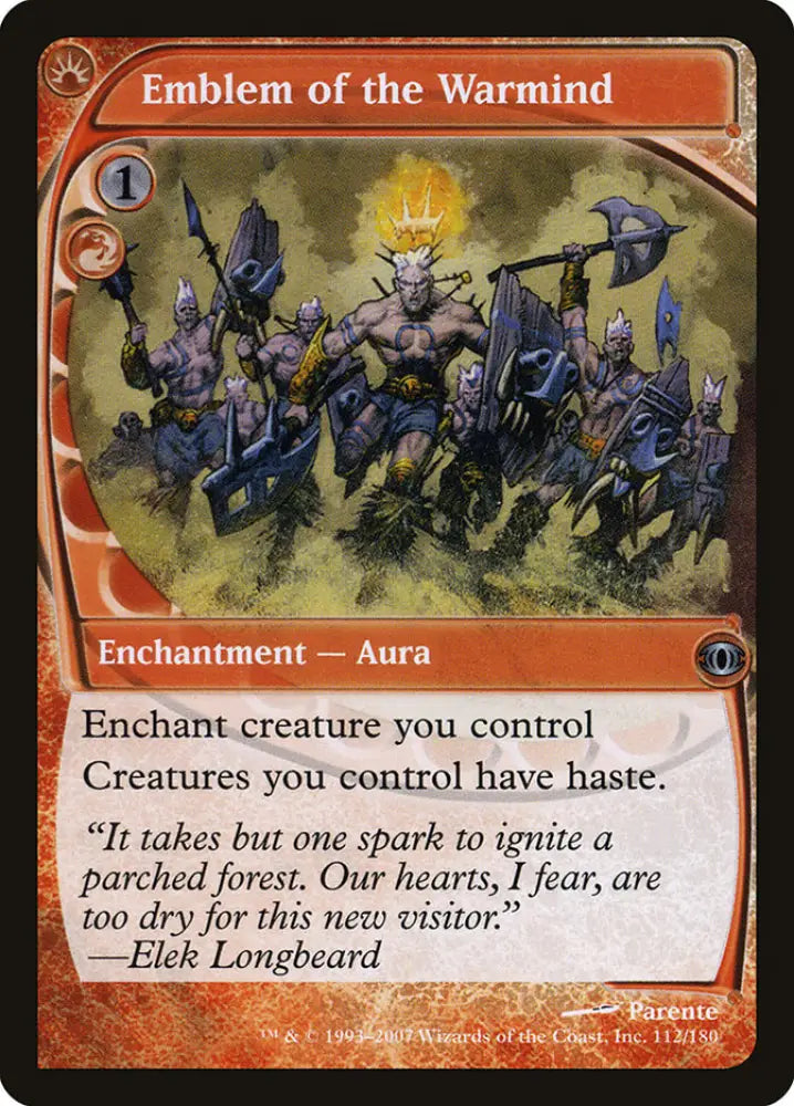 Emblem of the Warmind [Future Sight] - MTG Single