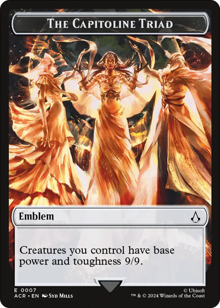 Emblem - The Capitoline Triad [Assassin’s Creed Tokens] - MTG Single