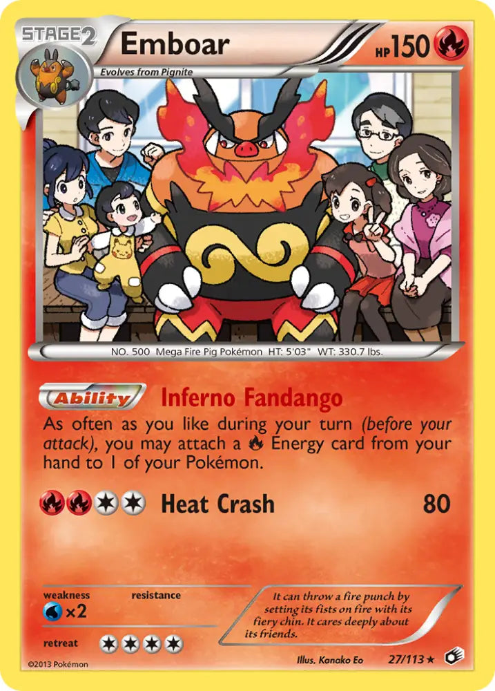 Emboar (27/113) [Black & White: Legendary Treasures] - Pokemon Single
