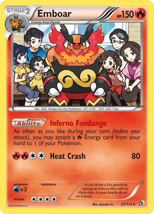 Emboar (27/113) [Black & White: Legendary Treasures] - Pokemon Single