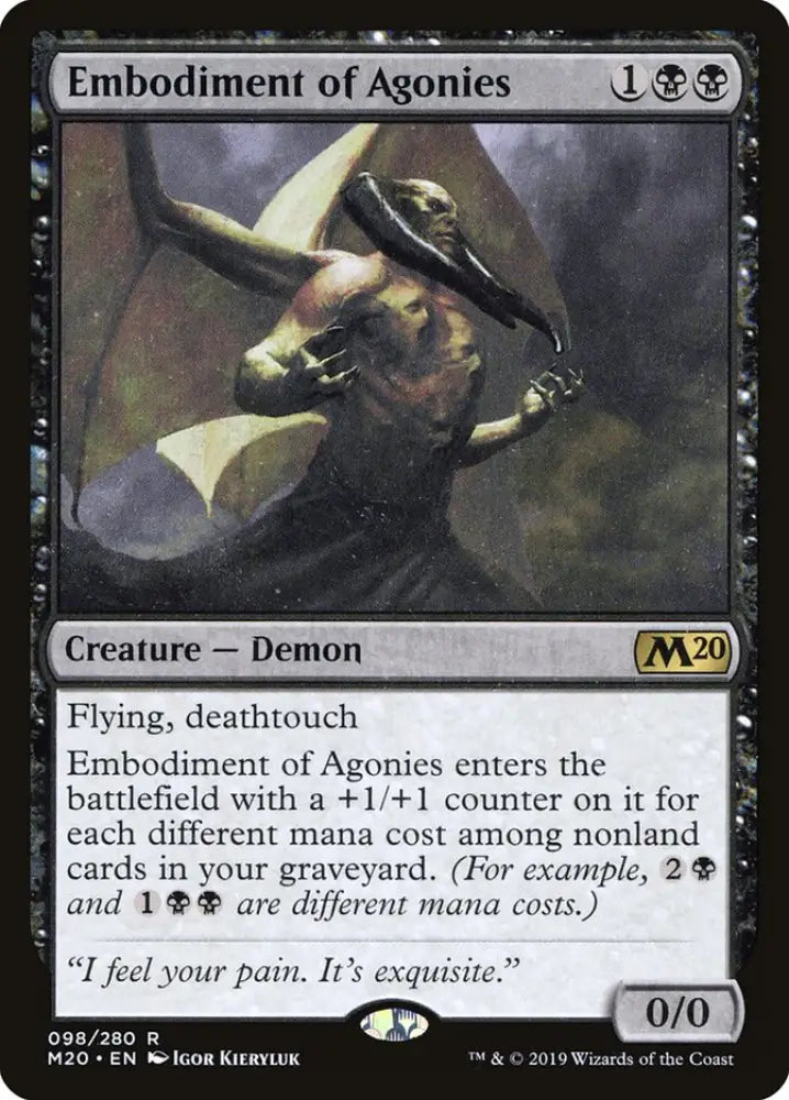 Embodiment of Agonies [Core Set 2020] - MTG Single