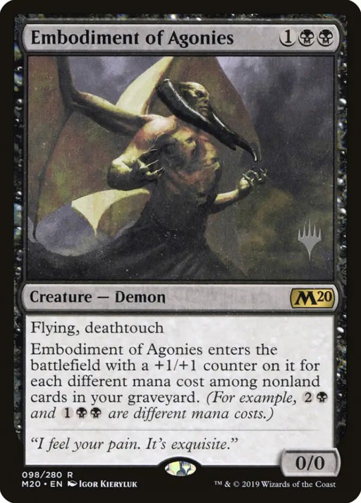 Embodiment of Agonies (Promo Pack) [Core Set 2020 Promos] - MTG Single