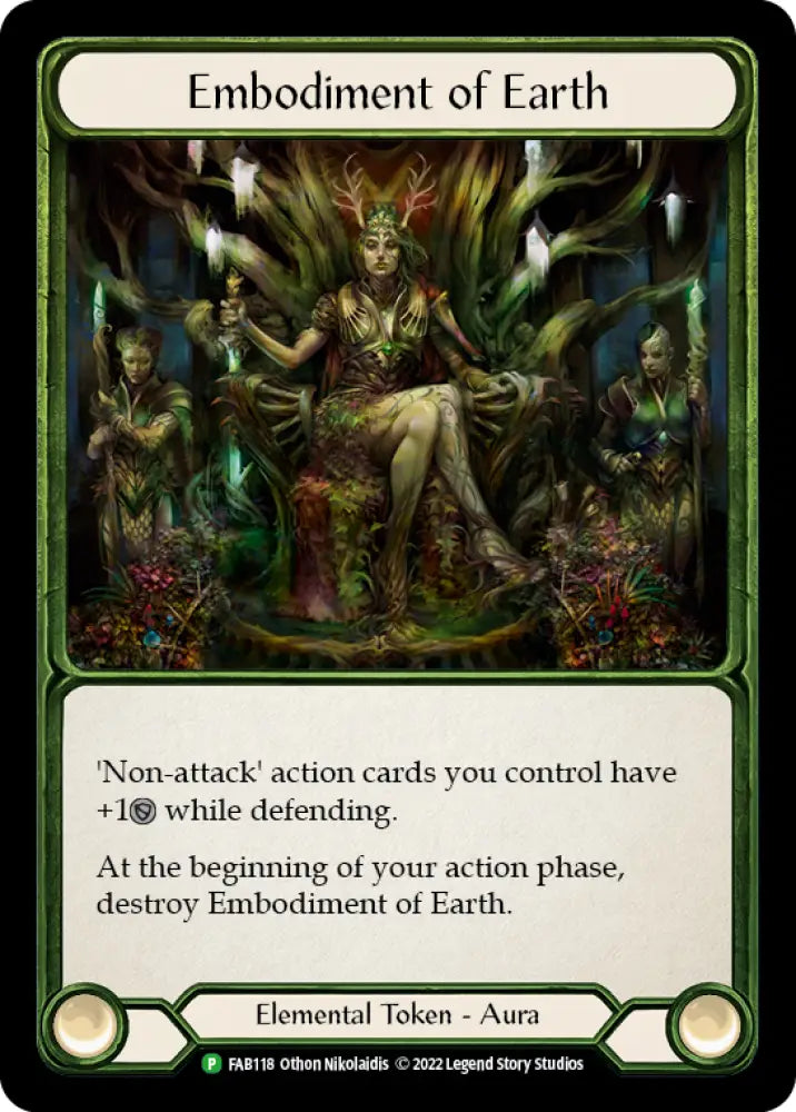 Embodiment of Earth [FAB118] (Promo) Cold Foil - Flesh And Blood Single
