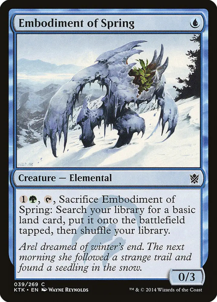Embodiment of Spring [Khans of Tarkir] - MTG Single