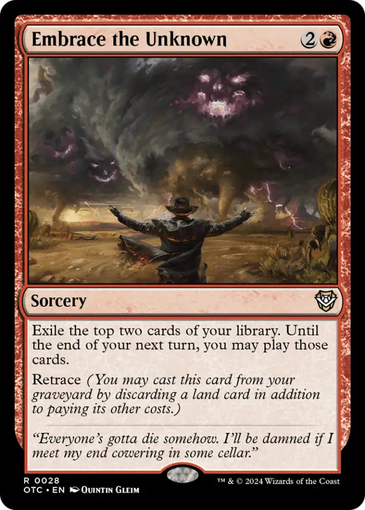 Embrace the Unknown [Outlaws of Thunder Junction Commander] - MTG Single
