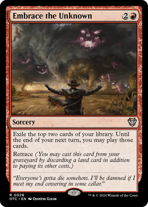 Embrace the Unknown [Outlaws of Thunder Junction Commander] - MTG Single