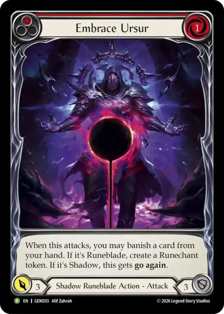 Embrace Ursur (GEM203) [GEM Pack 6]