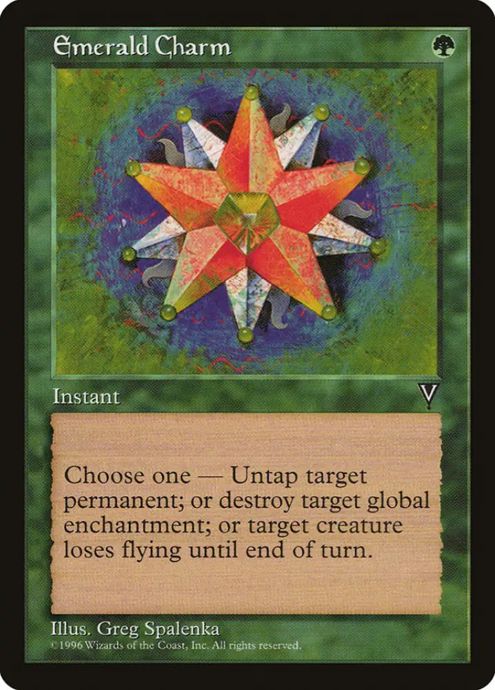 Emerald Charm [Visions] - MTG Single