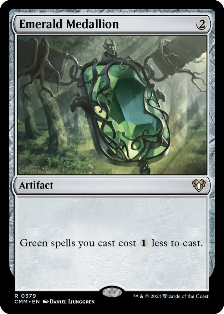 Emerald Medallion [Commander Masters] - MTG Single