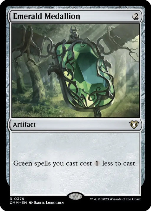 Emerald Medallion [Commander Masters] - MTG Single