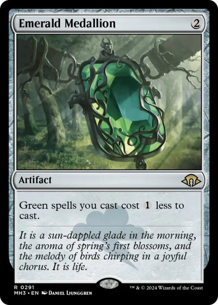 Emerald Medallion [Modern Horizons 3] - MTG Single