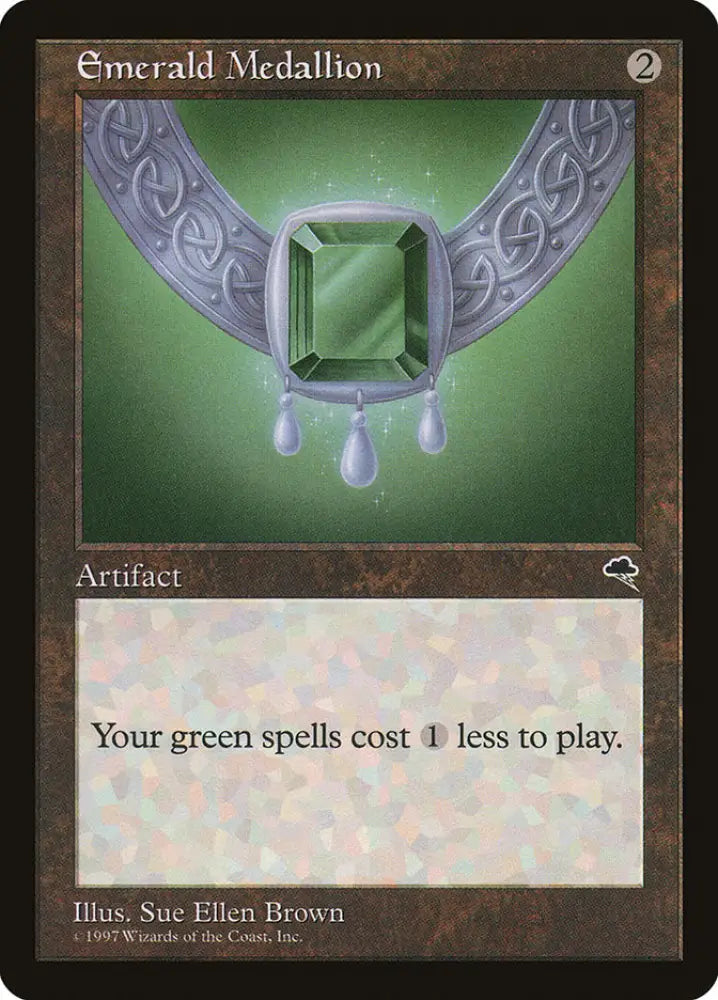 Emerald Medallion [Tempest] - MTG Single