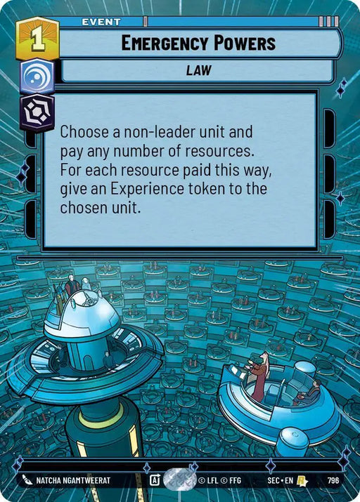 Emergency Powers (Hyperspace Foil) (796) [Secrets of Power]