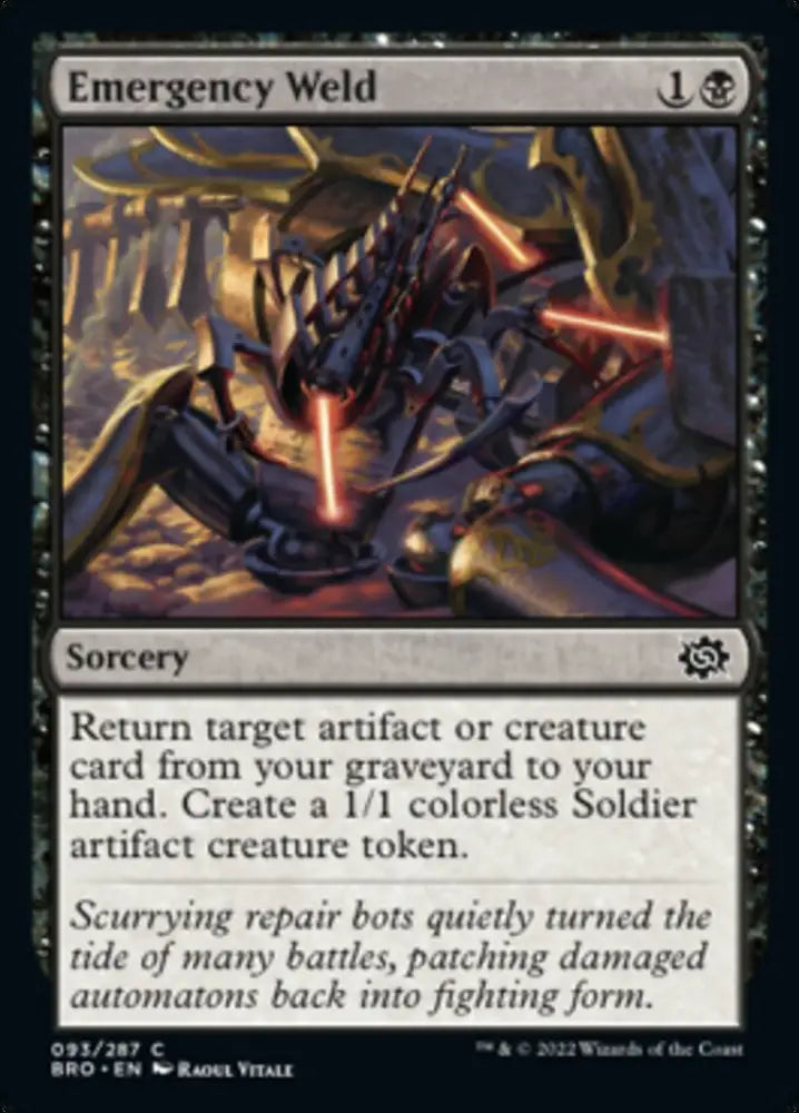 Emergency Weld [The Brothers’ War] - MTG Single