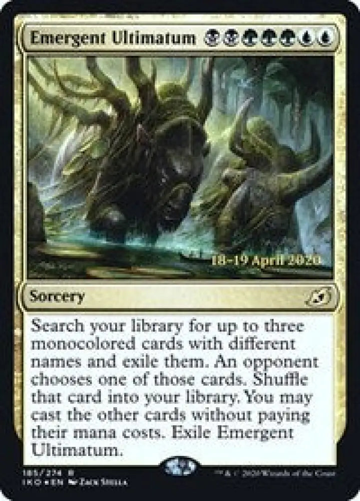 Emergent Ultimatum (185) [Prerelease Cards]