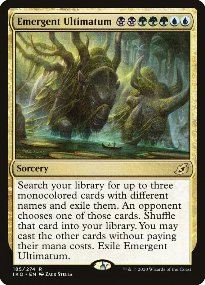 Emergent Ultimatum [Ikoria: Lair of Behemoths] - MTG Single