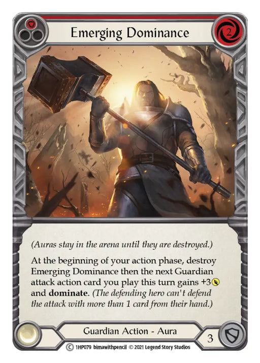 Emerging Dominance (Red) [1HP079] (History Pack 1) - Flesh And Blood Single