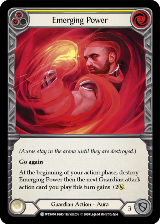 Emerging Power (Yellow) [Welcome to Rathe Unlimited] Unlimited Rainbow Foil - Flesh And Blood Single