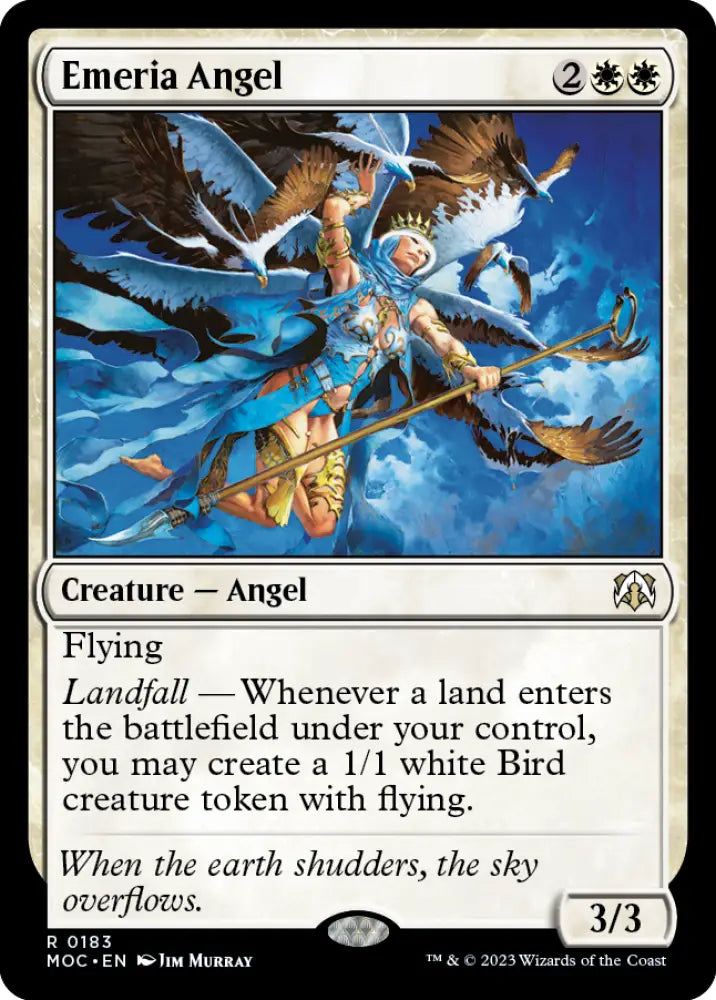 Emeria Angel [March of the Machine Commander] - MTG Single