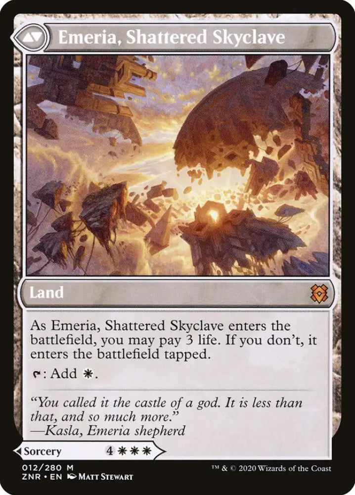 Emeria’s Call // Emeria Shattered Skyclave [Zendikar Rising] - MTG Single