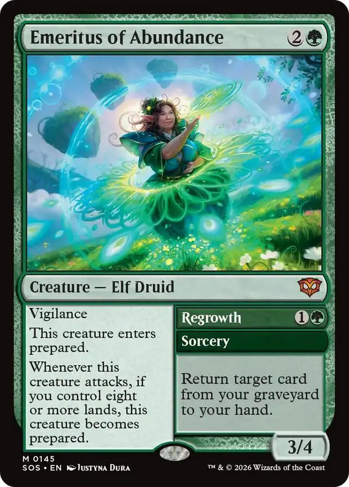 Emeritus of Abundance (145) [Secrets of Strixhaven]