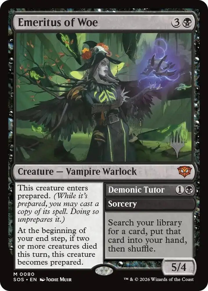 Emeritus of Woe (80) [Secrets of Strixhaven Promos]